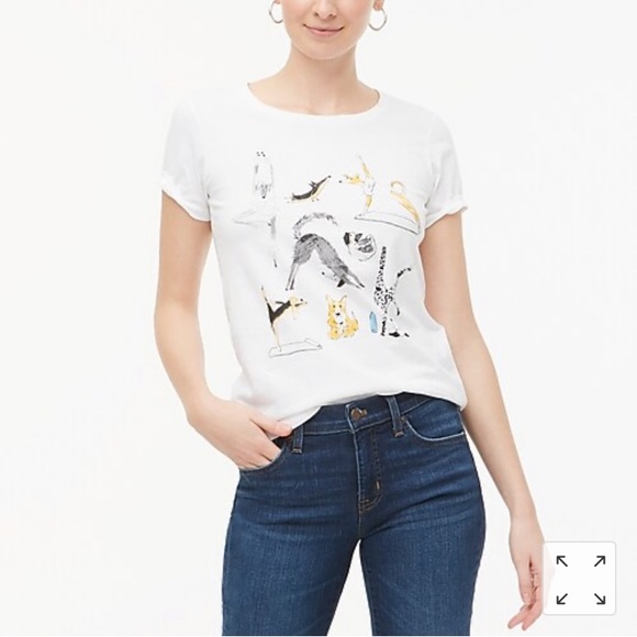 j crew factory graphic tees